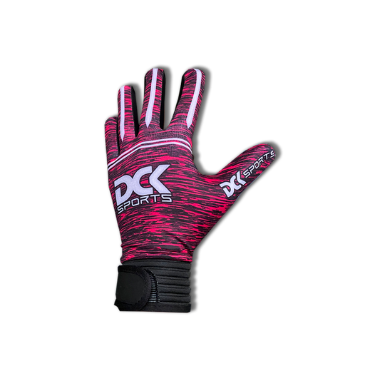 Pink / White Football Gloves
