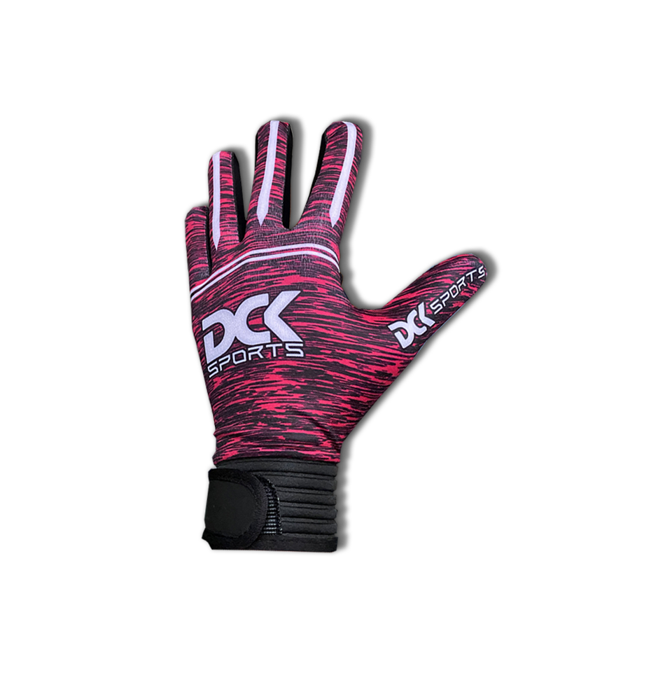 Pink / White Football Gloves